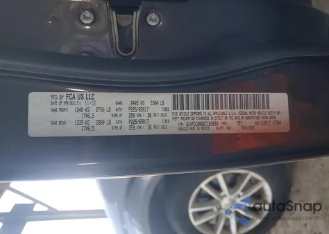 2016 Dodge Journey Sxt z USA, uszkodzony, nr VIN 3C4PDCBB8GT163060